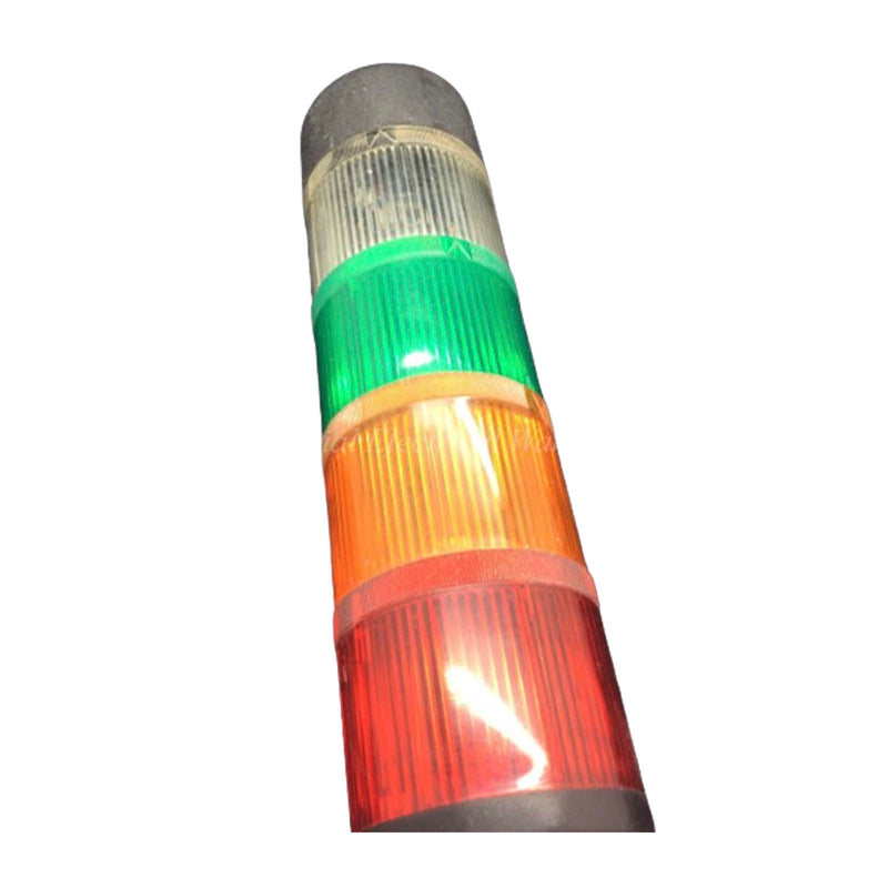 Schneider Electric / Telemecanique Stack Light Beacon Red Orange Green White w/ Base & Lid XVA-LC3