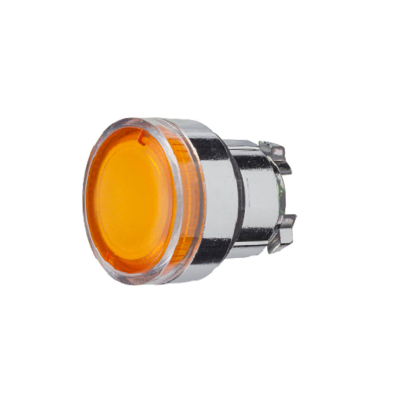 Schneider Electric / Telemecanique Push Button Head Illuminated 22mm Yellow ZB2-BW35