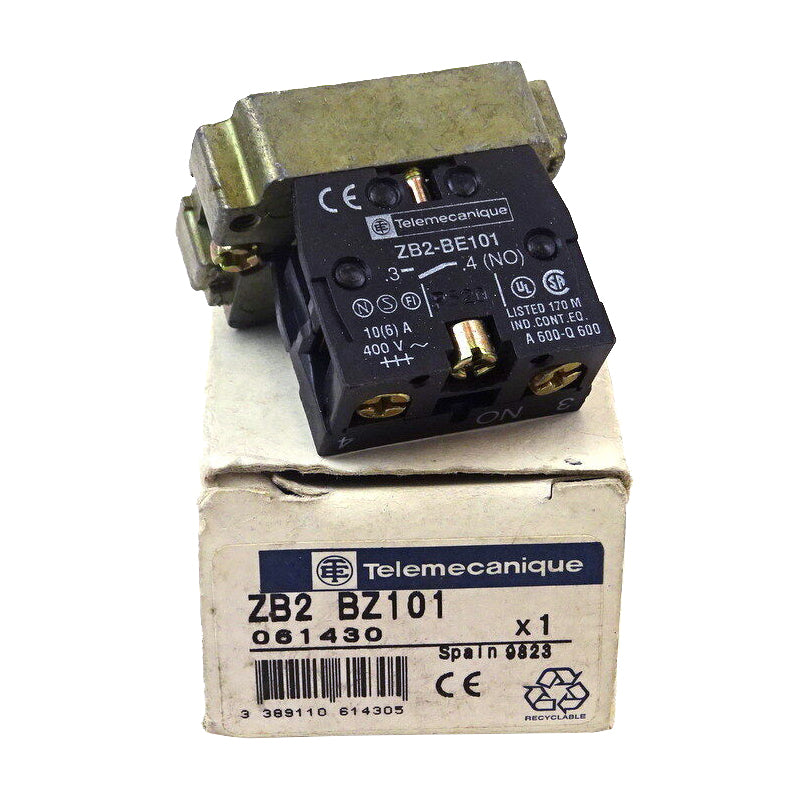 Schneider Electric / Telemecanique Contact Block IP66 SPST-NO ZB2-BZ101