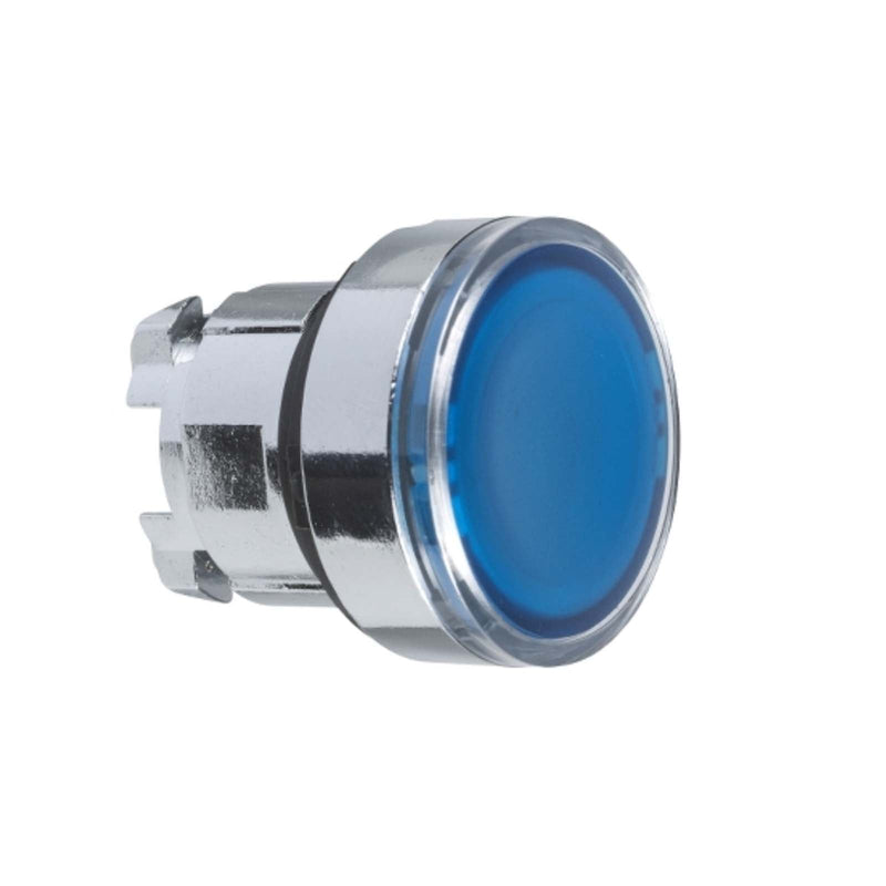 Schneider Electric / Telemecanique Push Button Head Harmony XB4 Round Blue 22mm ZB4-BA68