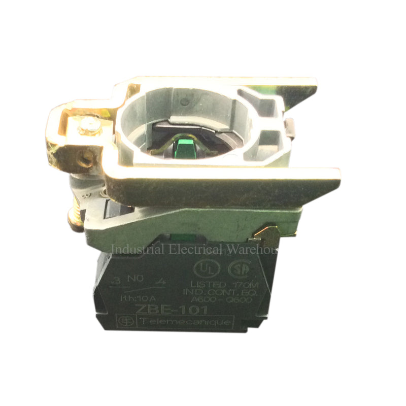 Schneider Electric / Telemecanique Contact Block with Mounting Base 2NO ZB4BZ103