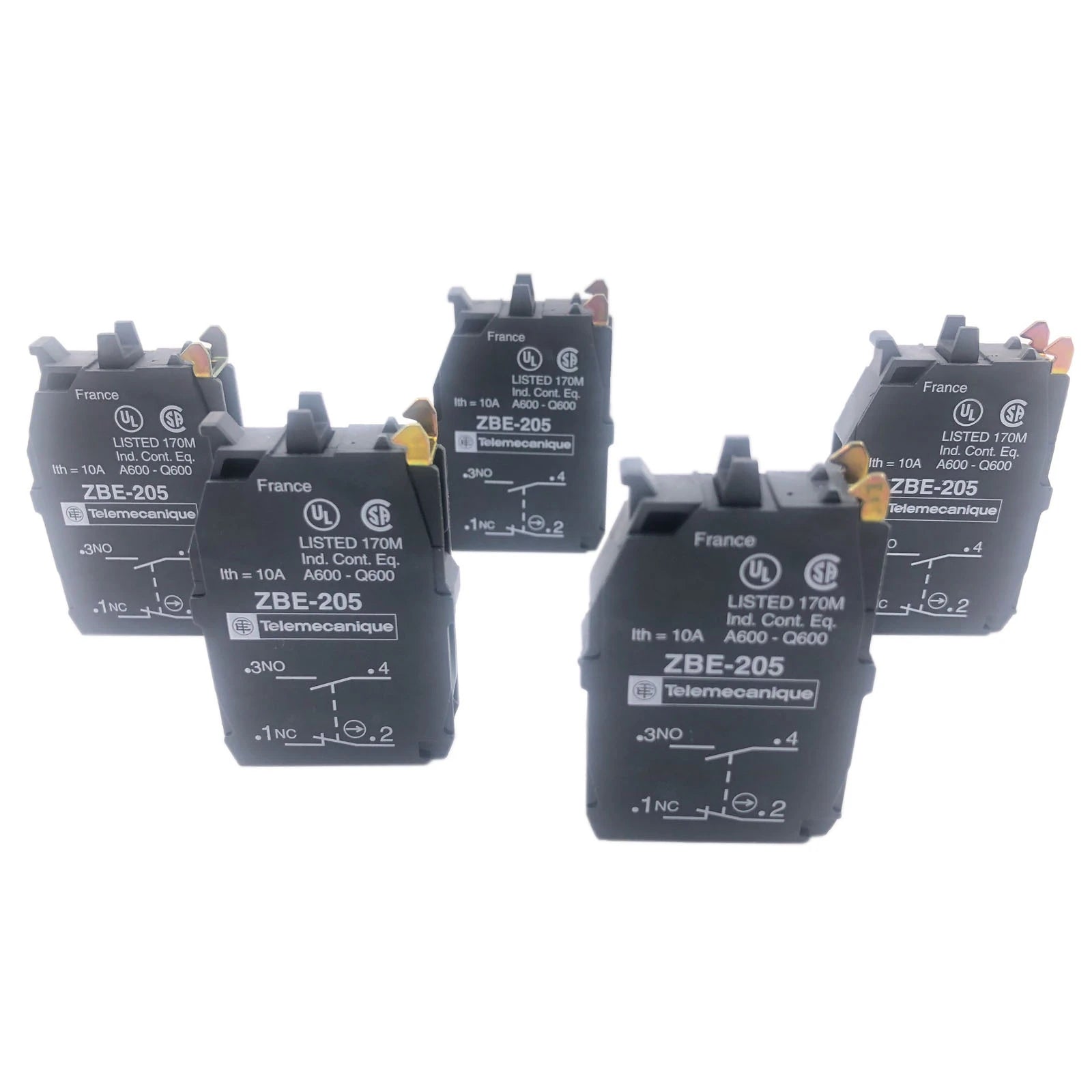 Double Contact Block 1P 1NO/1NC 10A 600V Schneider | Act Now!