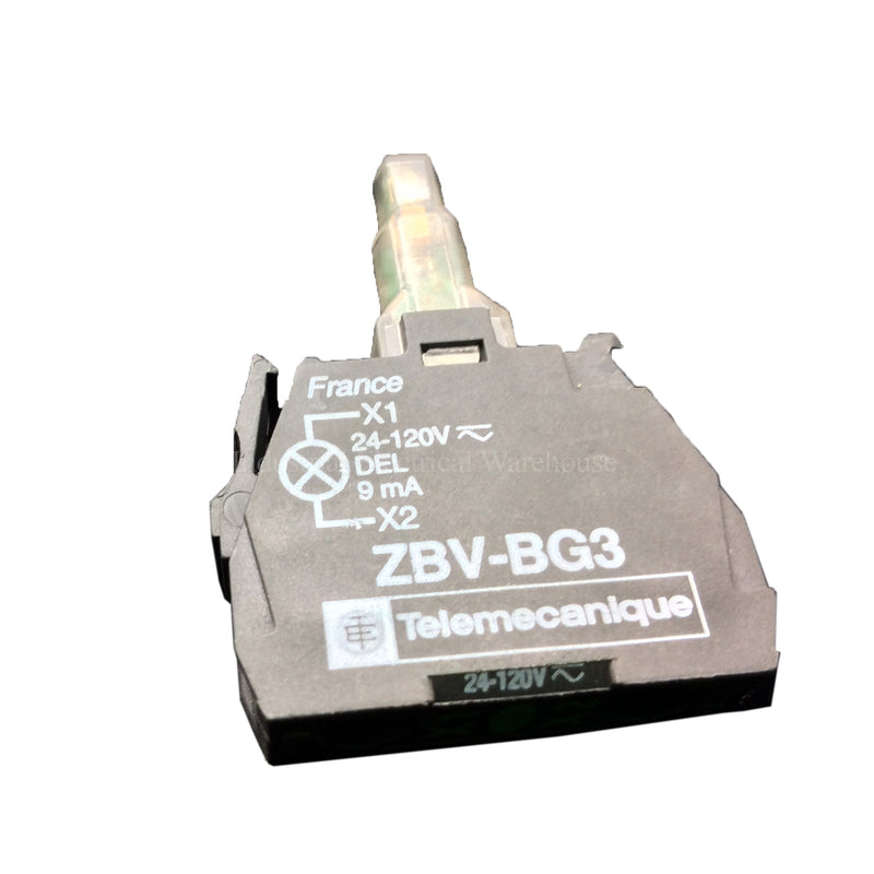 Schneider Electric / Telemecanique Harmony XB Light Block 24-120V Green ZBV-BG3