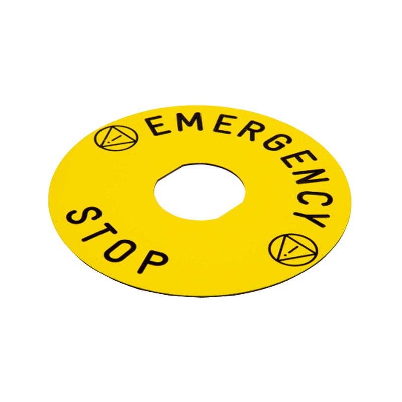 Schneider Electric Legend EMERGENCY STOP Plastic 90mm Yellow ZBY8330