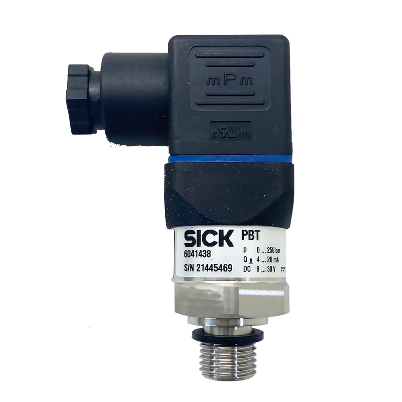 SICK Pressure Sensor Gauge Pressure 0-250 Bar Range 4-20MA Output G¼ L-Connector PBT-RB250SG1SSNALA0Z 6041438