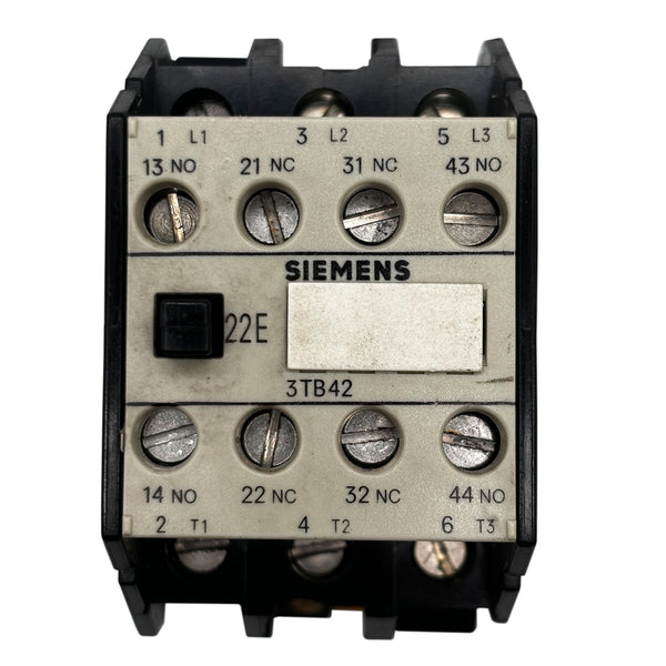 Siemens Contactor 600V 17-0A 3P 3TB42