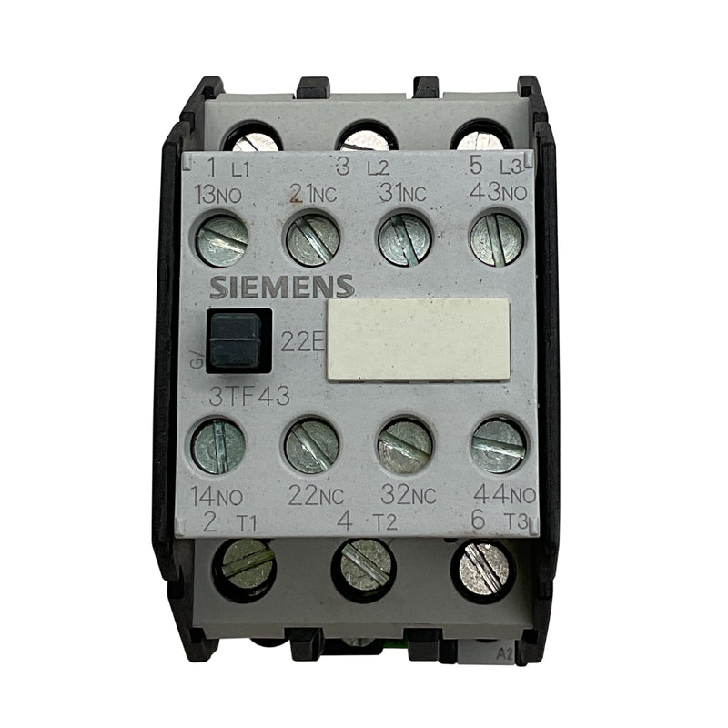 Siemens Contactor 3-Pole 2NO+2NC 600V AC 30A 3TF43-22-0AC0