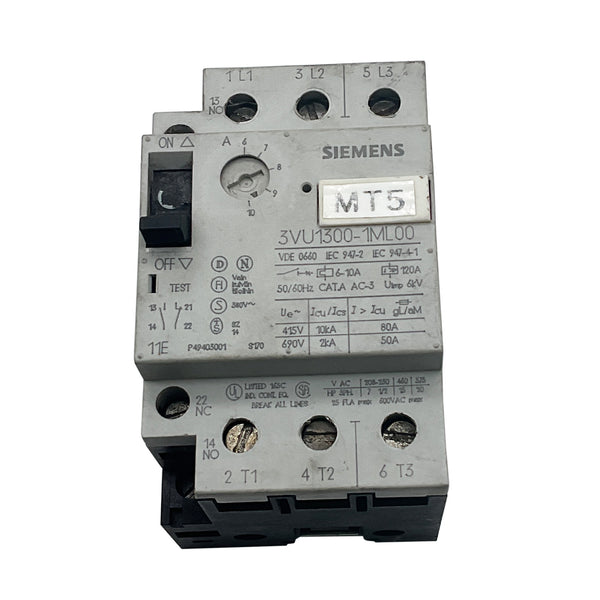 Siemens Motor Protection 6-10A 3VU1300-1ML00