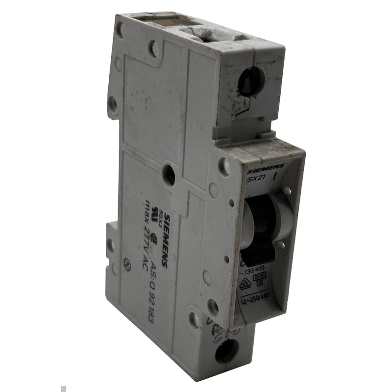 Siemens Circuit Breaker 277VAC 1P 5SX21 C10