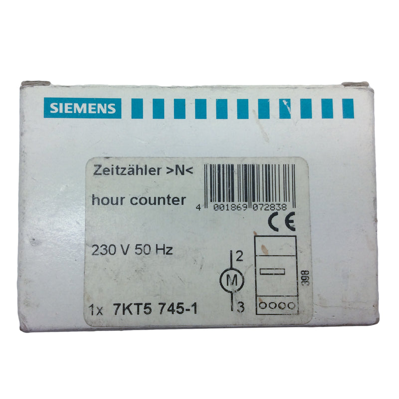 Siemens Hour Counter 5 Digits 230V 50Hz 7KT5745-1