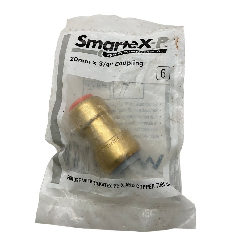 Smartex-P Coupling Brass 20mm x 3/4" 4700313