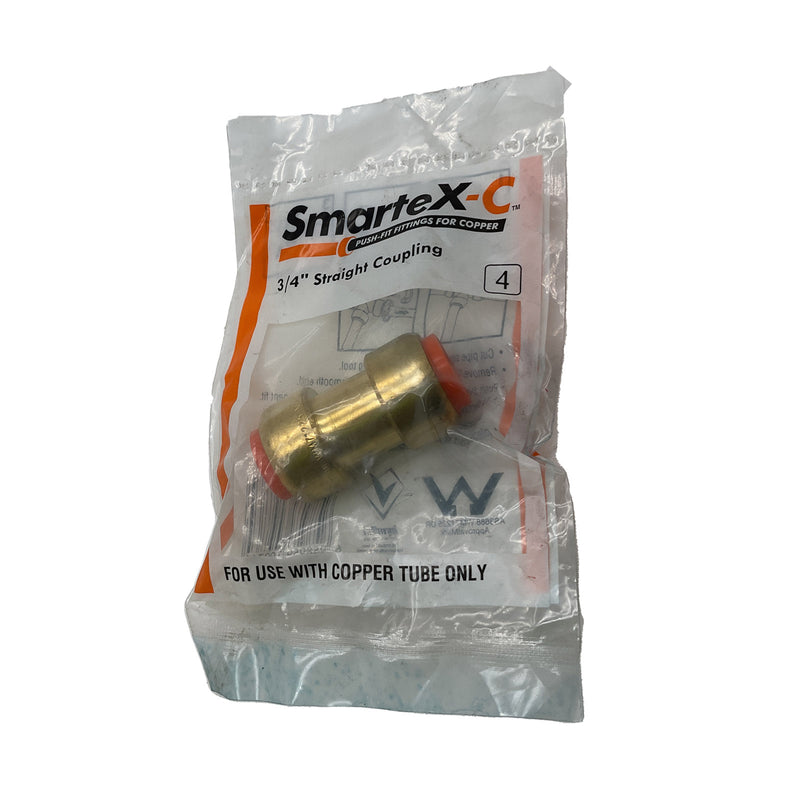 Smartex-C Straight Coupling Brass 3/4" 4700347