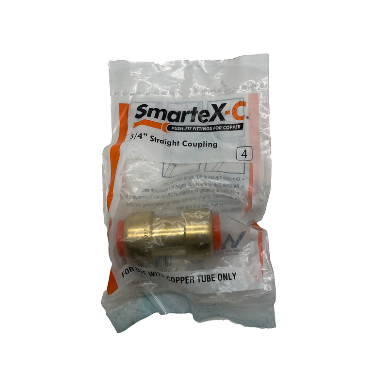 Smartex-C Straight Coupling Brass 3/4" 4700347