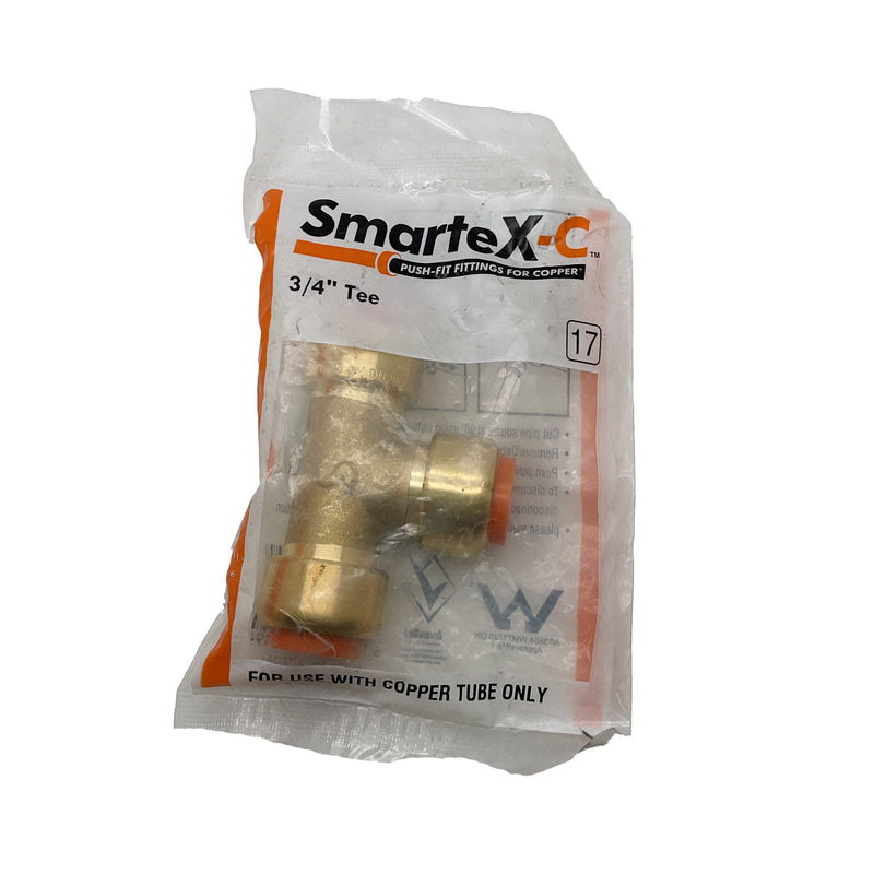 Smartex-C Equal Tee Brass 3/4" 4700361