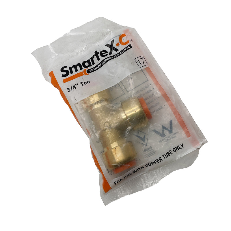 Smartex-C Equal Tee Brass 3/4" 4700361