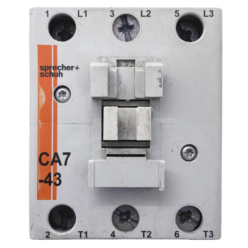 Sprecher + Schuh Contactor 3P 240VAC 22Kw DIN Rail IP20 CA74300240VAC