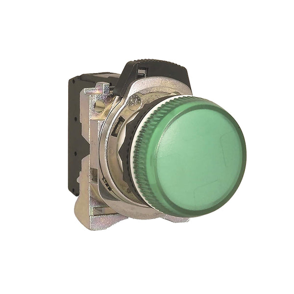 Sprecher + Schuh NHP Pilot Light Metal 22.5mm 24VAC/DC LED Green D7M-P3MN3G