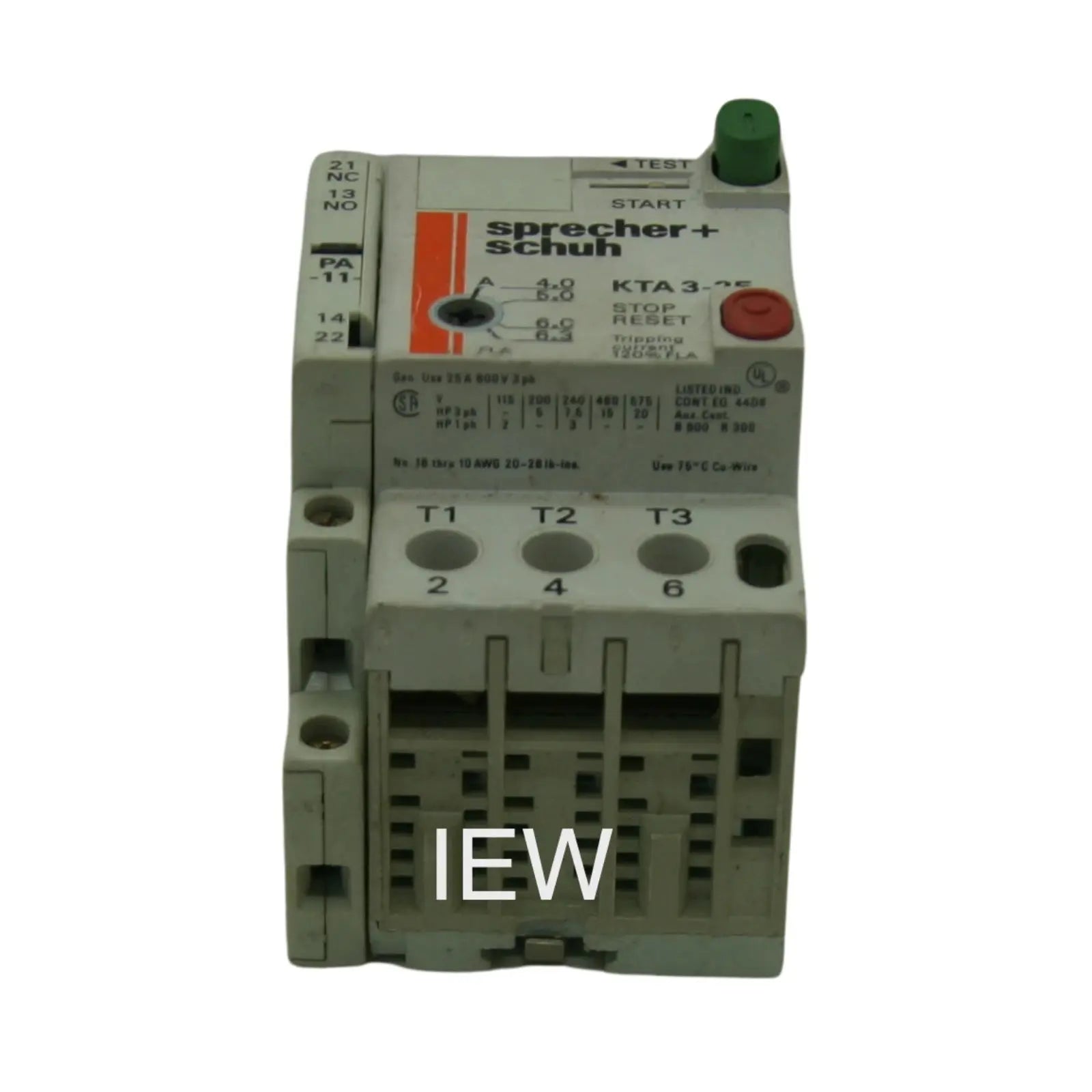 Sprecher-Schuh-KTA-3-25-6-3A-and-KT3-25-PA-11-D-Industrial-Electrical-Warehouse-Shop-Now