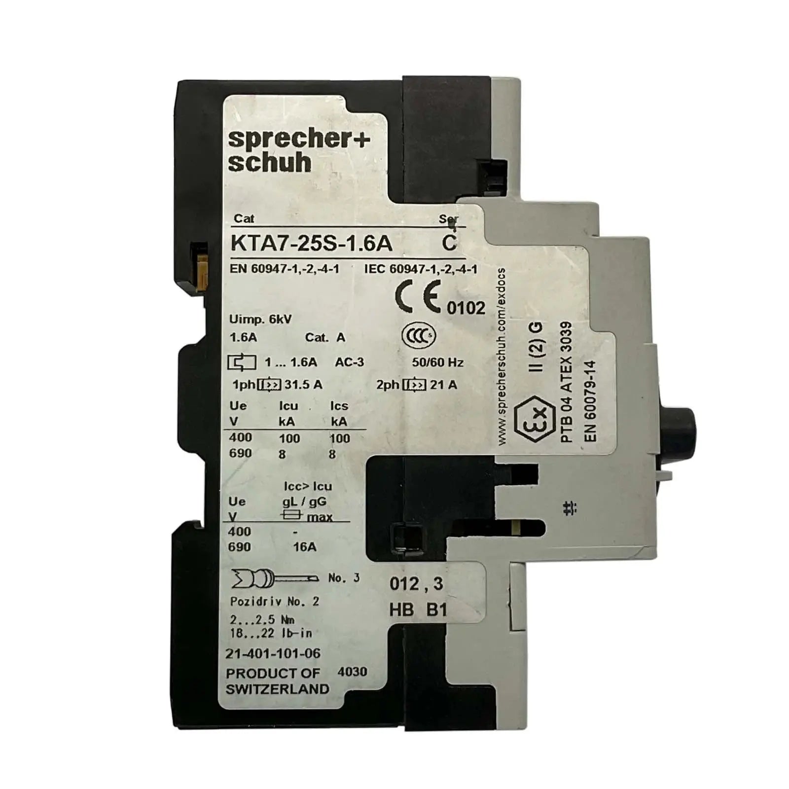 Sprecher-Schuh-KTA7-25S-1-6A-C-Industrial-Electrical-Warehouse-Shop-Now