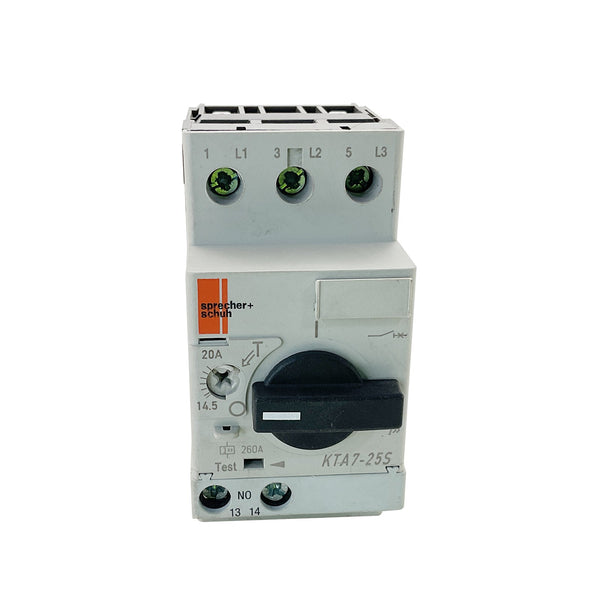 Sprecher + Schuh Motor Circuit Controller 347V 20A 6-Poles KTA7-25S-20A