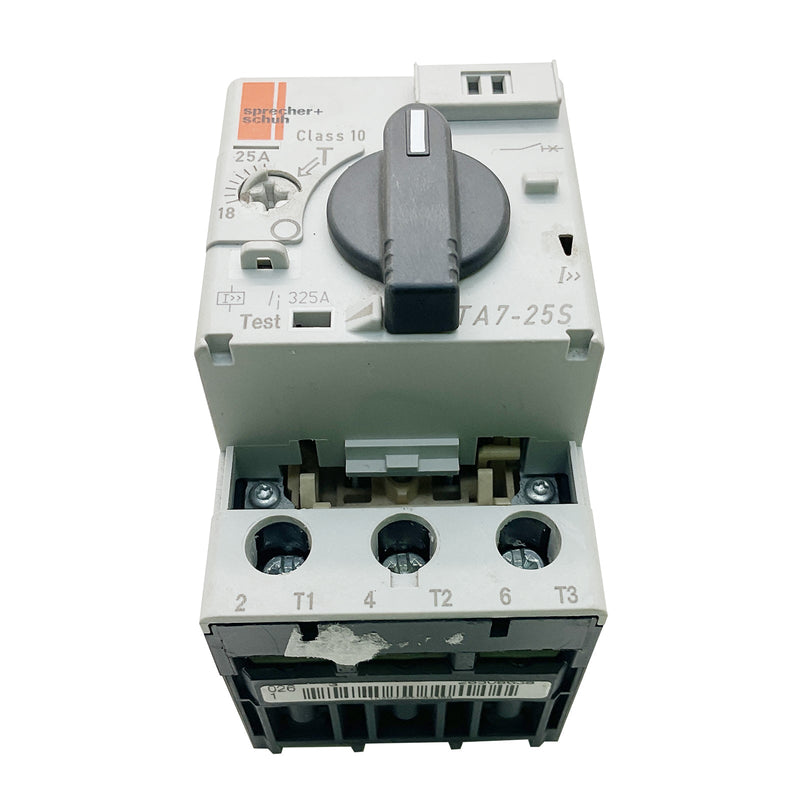 Sprecher + Schuh Motor Controller 18-25A 3-Pole KTA7-25S-25A Missing KT7-PE1-10