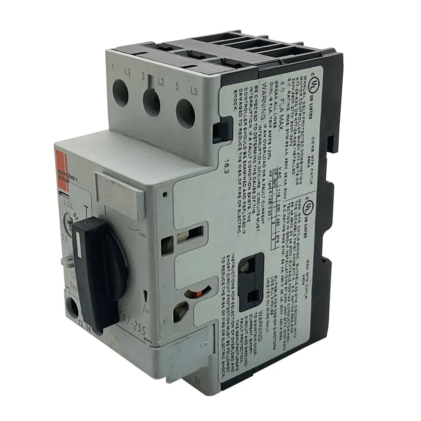 Sprecher-Schuh-KTA7-25S-4A-C-Industrial-Electrical-Warehouse-Shop-Now