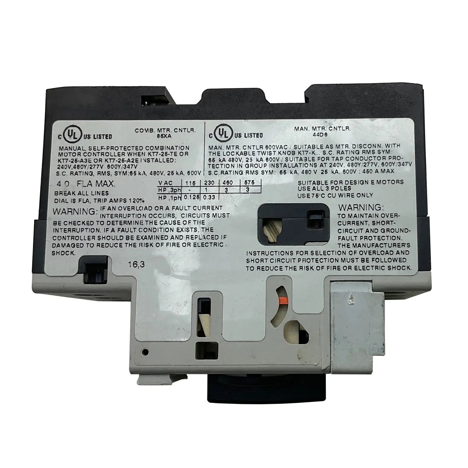 Sprecher-Schuh-KTA7-25S-4A-E-Industrial-Electrical-Warehouse-Shop-Now