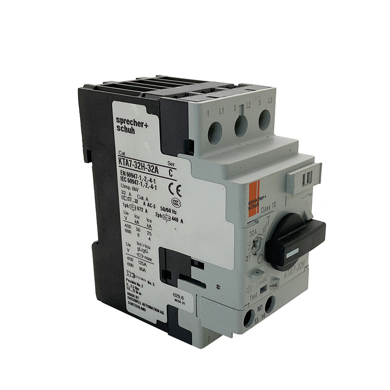 Sprecher + Schuh Motor Circuit Breaker 32A KTA7-32H-32A