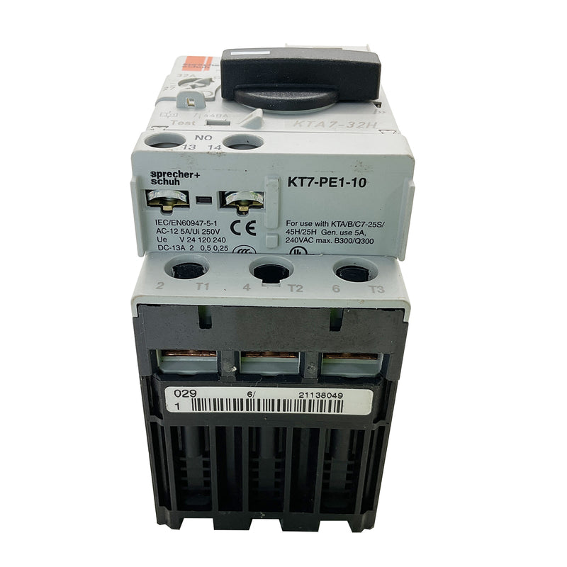 Sprecher + Schuh Motor Circuit Breaker 32A KTA7-32H-32A