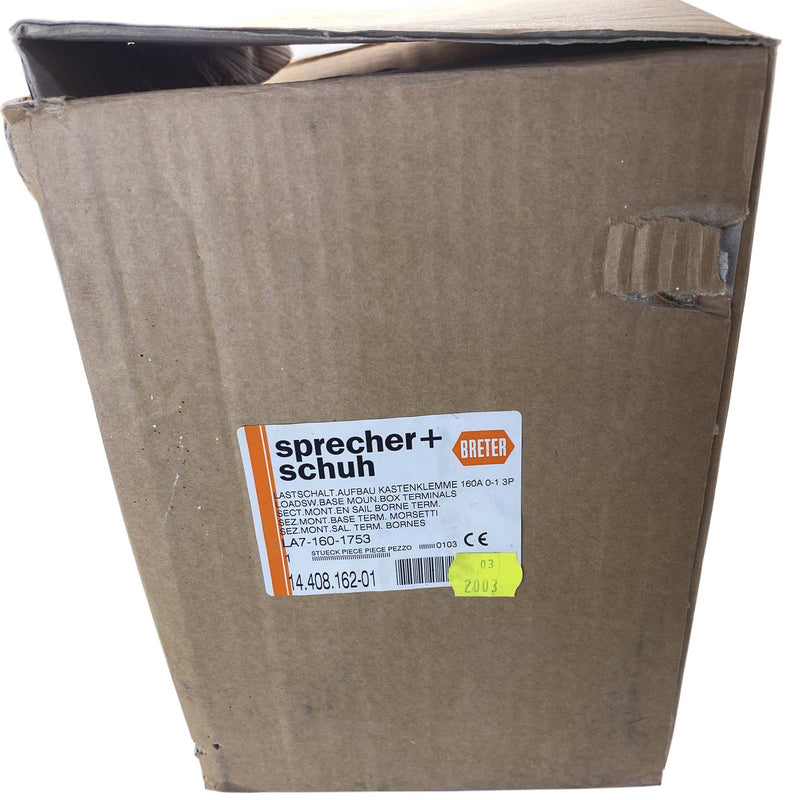 Sprecher + Schuh Switch Load 3P Base Mount 160A LA7-160-1753