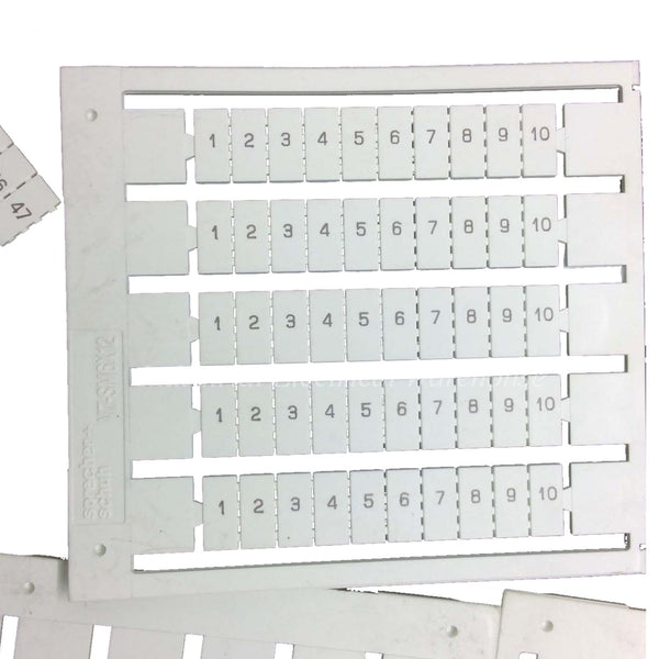 Sprecher + Schuh Terminal Marker Card 6x12mm V7-SM6X12