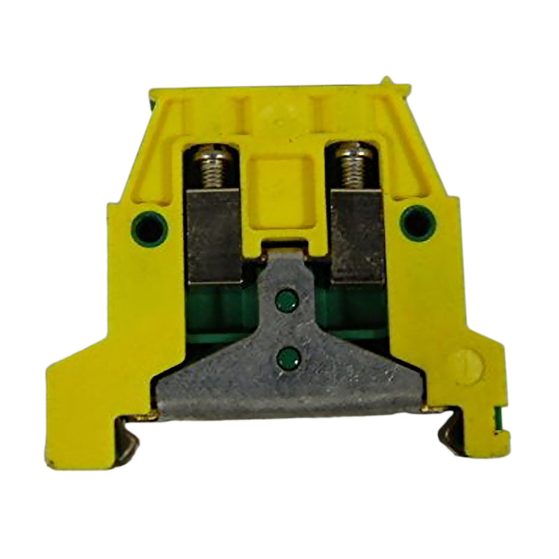Sprecher + Schuh Terminal Block Single Circuit Grounding 4mm Green/Yellow V7-WG4