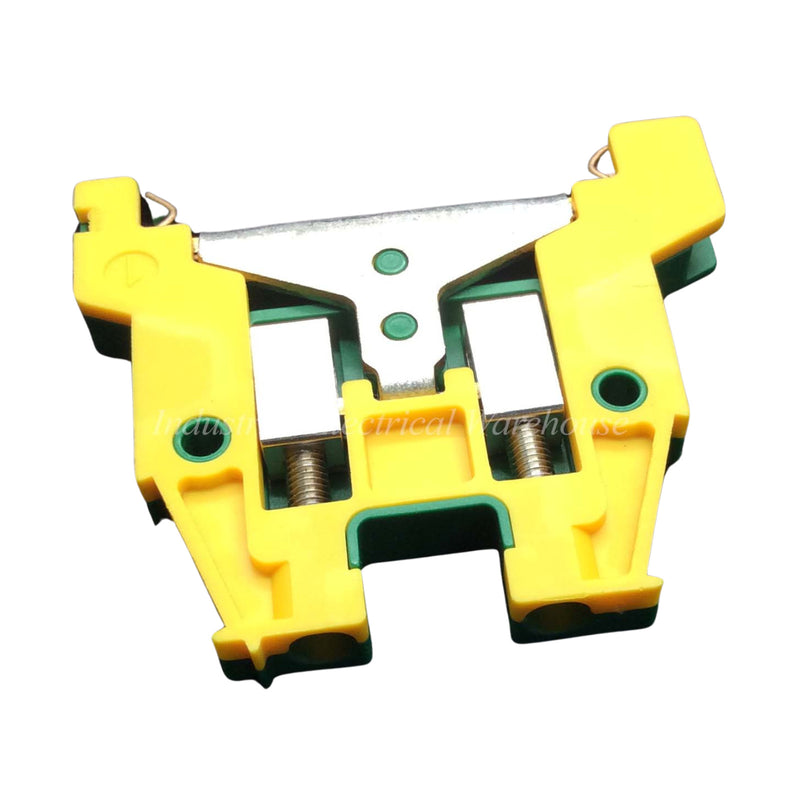 Sprecher + Schuh Terminal Block Single Circuit Grounding 4mm Green/Yellow V7-WG4