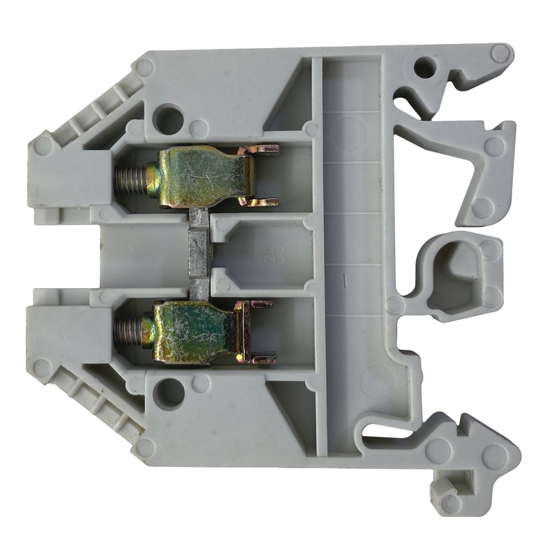 Sprecher + Schuh Feed-Thru Terminal Block 20-10AWG 4mm 750VAC Gray VU4-4