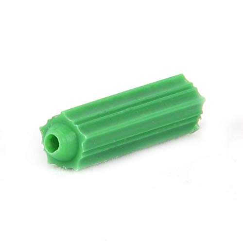 Star Plugs Wall Fixing Anchor Masonry Screw 6.5mmx25mm Green Pack of 25