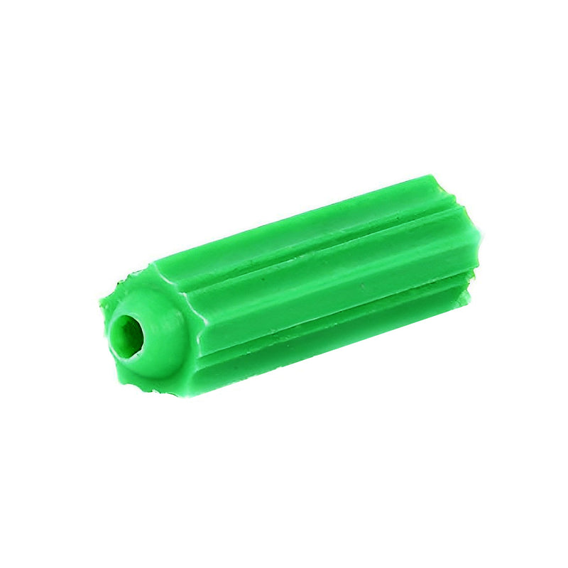 Star Plugs Wall Fixing Anchor Masonry Screw 8.5mmx35mm Suits Drill 10-12 Screw Green Pack of 25