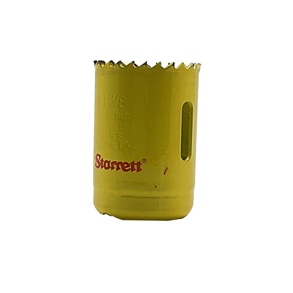 Starrett Holesaw Fast Cut Straight Pitch Bi-Metal 35mm Yellow H0138