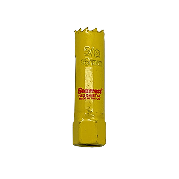 Starrett Holesaw Fast Cut Bi-Metal 16mm 5/8” Yellow SH0058