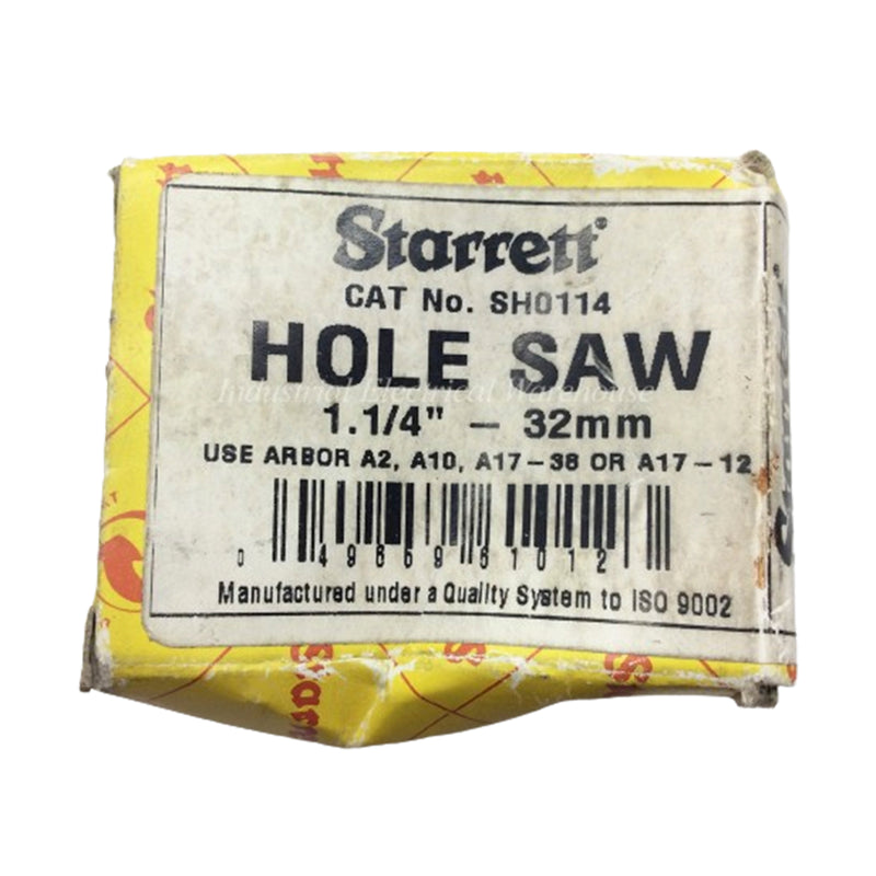 Starrett Holesaw Fast Cut Straight Pitch Bi-Metal 32mm 1-¼'' Yellow SH0114