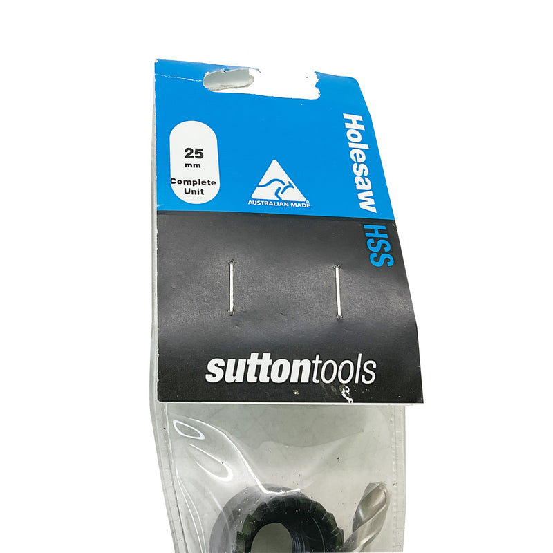 Sutton Tools Holesaw Set with Arbor and Pilot Drill HSS 25mm H1010250