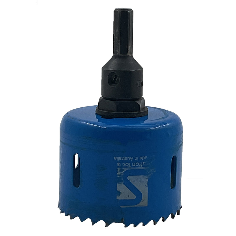 Sutton Tools Hole Saw With Arbor Bi-Metal 60mm Blue H1050600