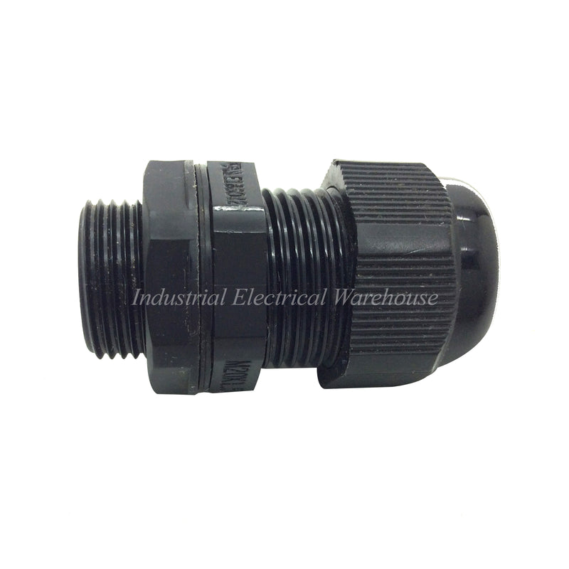 Synergy Cable Gland Connector Economy Nylon M20 8-13mm Black CGECO20
