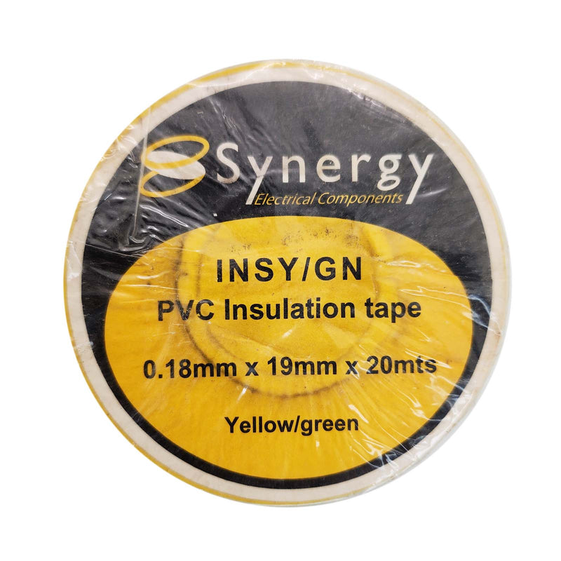 Synergy Insulation Tape PVC 0.18mm x 19mm x 20m