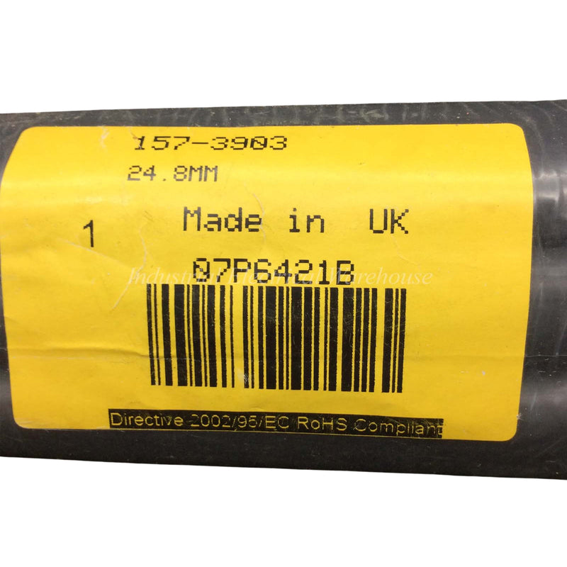 TE Connectivity Heat Shrink 24.8mmx1.2m Black CGAT-24/8-0 CGAT-24/8-0 157-3903