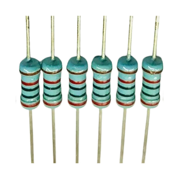 TE Connectivity Metal Film Resistor 1.2Ω Set of 10