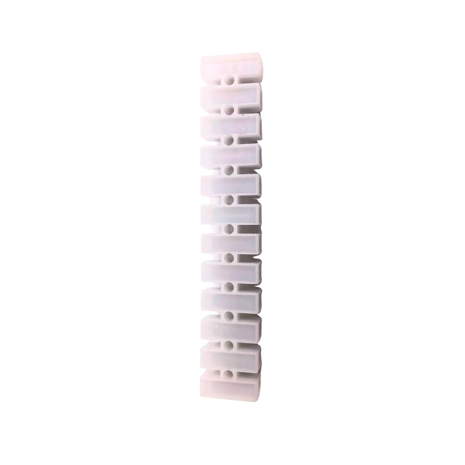 Terminal Strip 12-Way Pillar 16A 450V White IEW10106