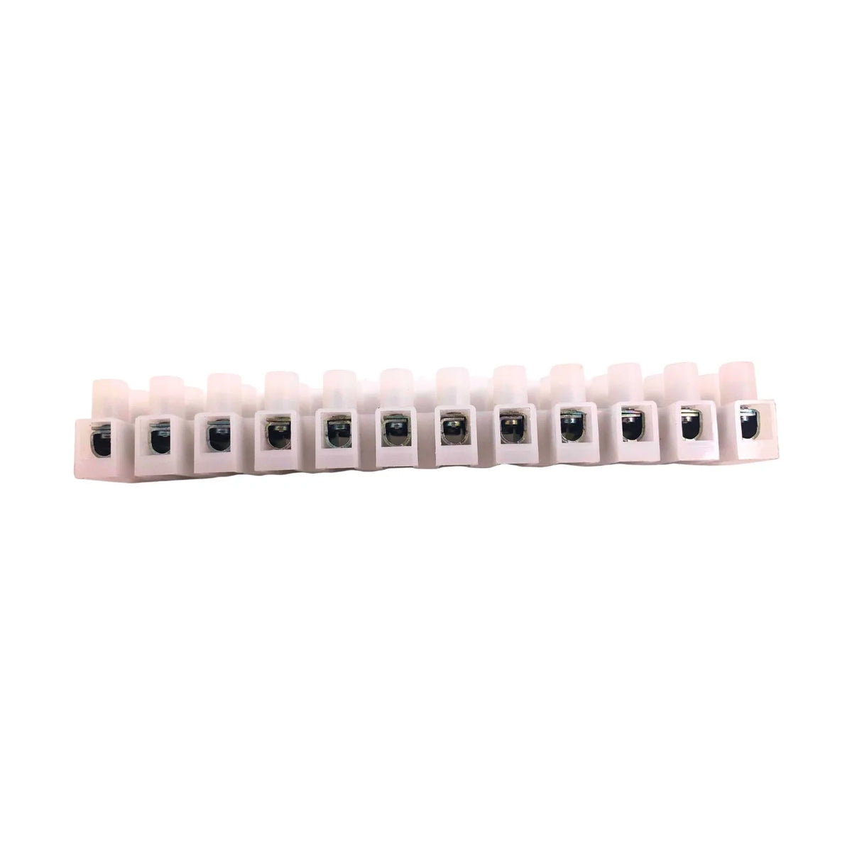 Terminal Strip 12-Way Pillar 16A 450V White IEW10106