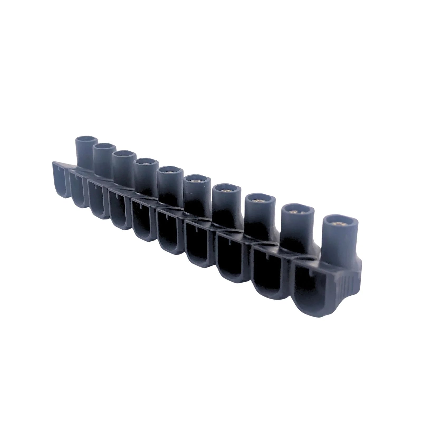 Terminal Strip 10-Way Pillar 145mm 450V Black IEW10115