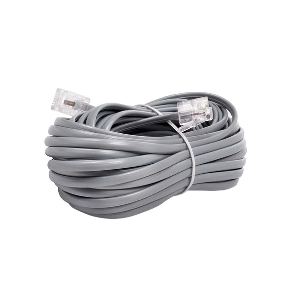 Taike Telephone Cord Modular Extension Cable 1.5m Gray