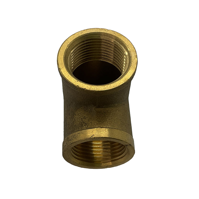 Circular Threaded Tee BSP Brass 3/4"